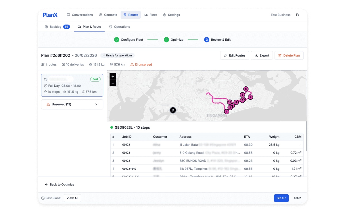 Last-Mile Route Planner